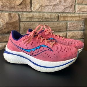 Saucony Endorphin Speed 3 Running Shoes Pink Fleet Feet Collab - Womens Size 9.5
